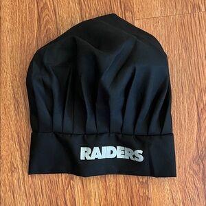 Black Chef Hat with Velcro Closure
